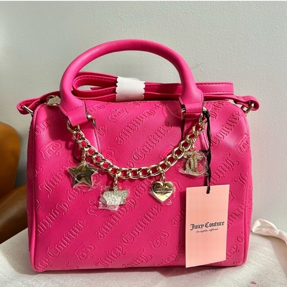 🔹️Juicy Couture 🔹️Not Your Babe Satchel Crossbody Hand Bag NWT - Picture 2 of 5